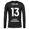 Goedkope Atlético Madrid Oblak 13 Doelman Shirt 2025-26 Zwarte Lange Mouw Goedkope Atlético Madrid Oblak 13 Doelman Shirt 2025-26 Zwarte Lange Mouw